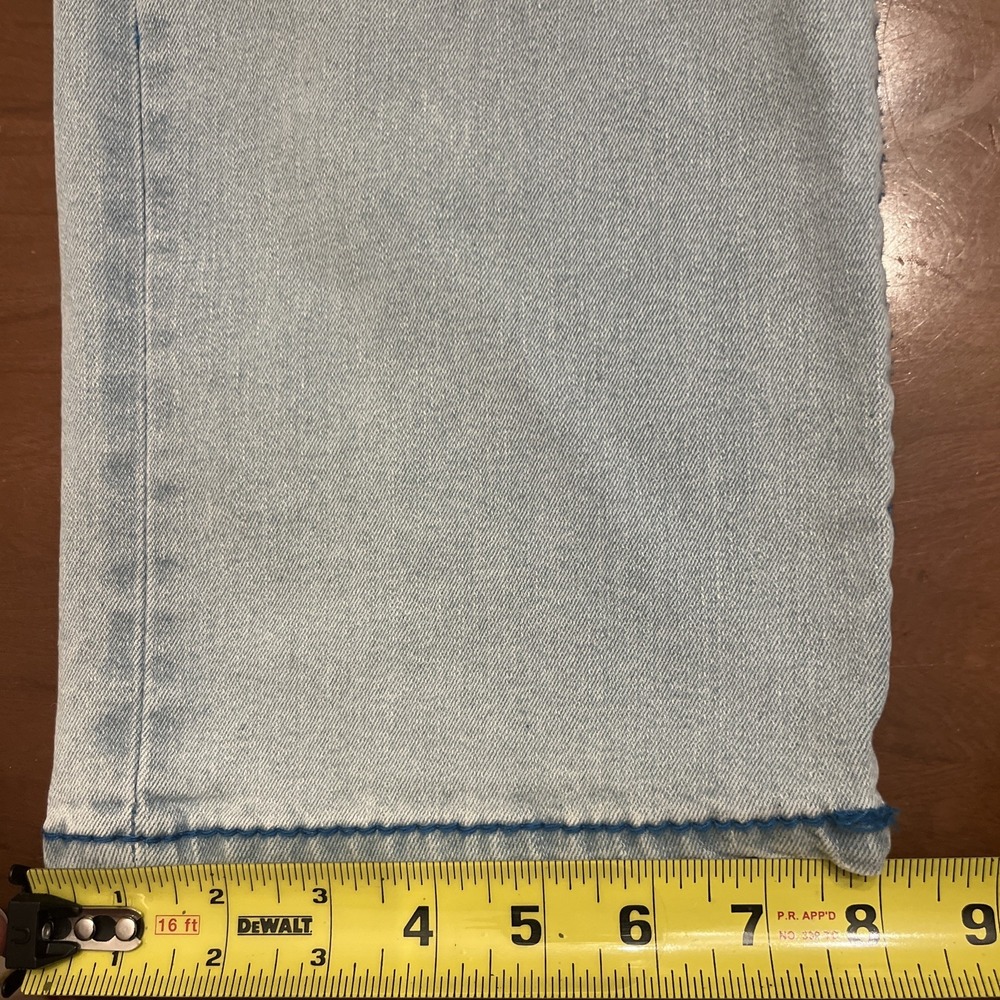 TRUE RELIGION 36x34 Ricky Big T Jeans Mens Light Wash Straight 701453 NWT - Picture 8 of 11
